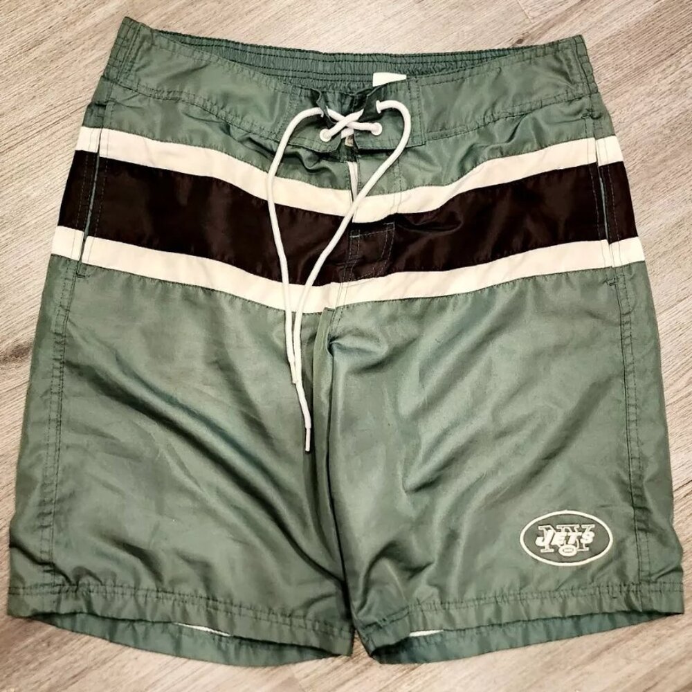 NFL New York Jets Swim Trunks Shorts L Large